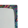 thumbnail image 3 of Ambesonne Navy and Blush Fitted Sheet, Vintage Paisley, Full Size, Pink Blue Yellow, 3 of 3
