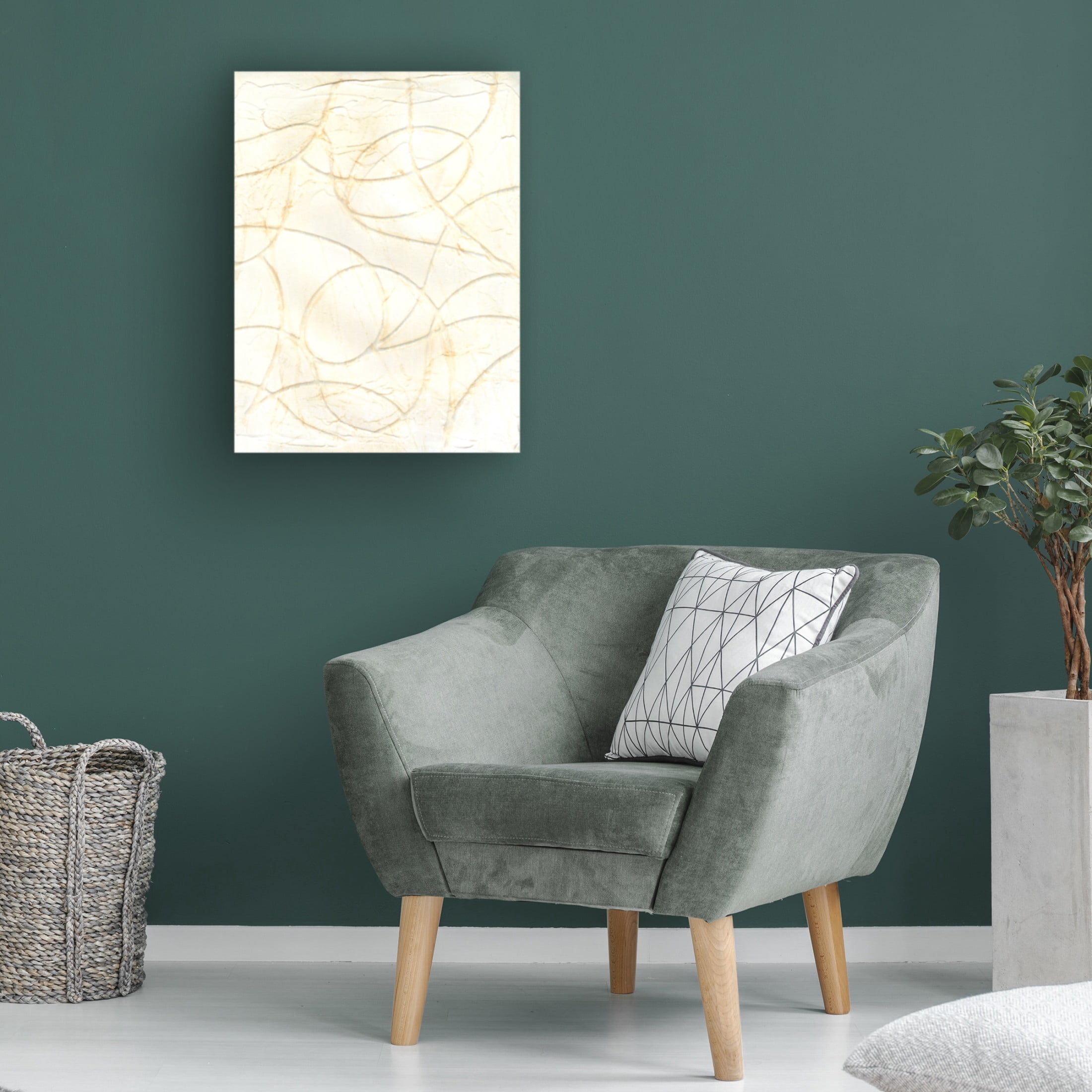 Trademark Fine Art Michael Willett  Curved Conduits II Canvas Wall Art