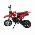 thumbnail image 2 of Seipouy 49cc 2-Stroke Kids Dirt Bike, Gas Powered Motocross Kids Mini Motorcycle, Off-Road Motorbike with Front & Rear Disc Brakes, Pull Start, 10-inch Anti-Slip Tires Mini Pocket Motorcycle 40KM/H, 2 of 10