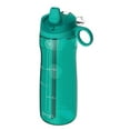 thumbnail image 2 of Pogo BPA-Free Plastic Water Bottle with Soft Straw, Teal, 18 oz., 2 of 2