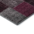 thumbnail image 4 of Addison Rugs Mayfield Washable Transitional Patchwork Merlot Rectangle Rug, 1'8" x 2'6", 4 of 5