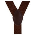 thumbnail image 3 of CTM  35mm Wide Elastic and Leather Button-End Suspenders (Men), 3 of 5