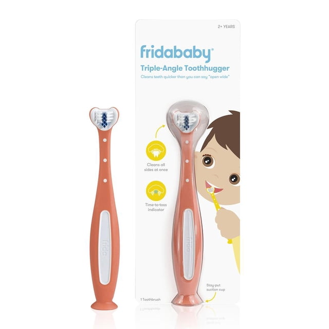 Cepillo de Dientes Frida Baby de Triple Ángulo | Rosa