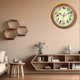 thumbnail image 4 of Singing Bird Wall Clock 13 Inch Resin Copper 12 British and European Songbird Sounds On The Hour Chiming Nature Theme, 4 of 5