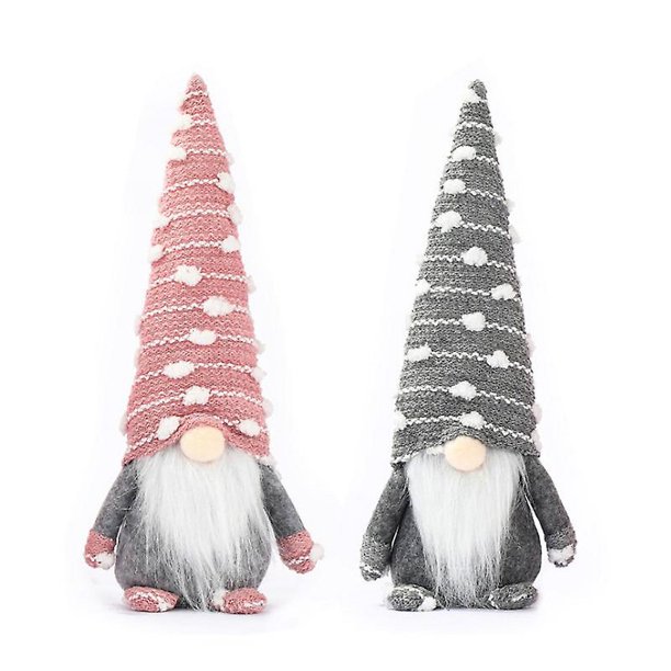 uds/3 uds con nieve hecho a mano Tomte sueco, Dinamarca Noruega Nisse, figuras navideñas muñeco de peluche Santa Gnome presente para decoraciones navideñas