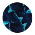 thumbnail image 4 of Easygdp Blue Marble And Gold Double-Sided Reflective Fisherman Hat for Outdoor and Night Walking, Unisex, 4 of 9