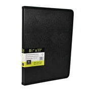 Filexec Products Art Presentation Book, 8.5"x11", 24Page/48 Views (93230),Black