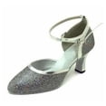 thumbnail image 2 of XIHAHA, nuevos zapatos de baile latino para mujer y niña, zapatos de salón de Tango, cómodos zapatos de baile de barra con tiras, zapatos suaves de moda para mujer, 2 of 5