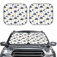 thumbnail image 2 of Wukai Tractor And Vehicle Print Windshield Sun Shade, Car Front Window Shades Sunshade Cover Sun Visor Shield Block Automotive Interior Protector Blocks UV Rays-Large, 2 of 6