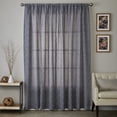 thumbnail image 3 of SKL Home Soft Swirl Curtain Panel, Charcoal, 56x63, 3 of 5