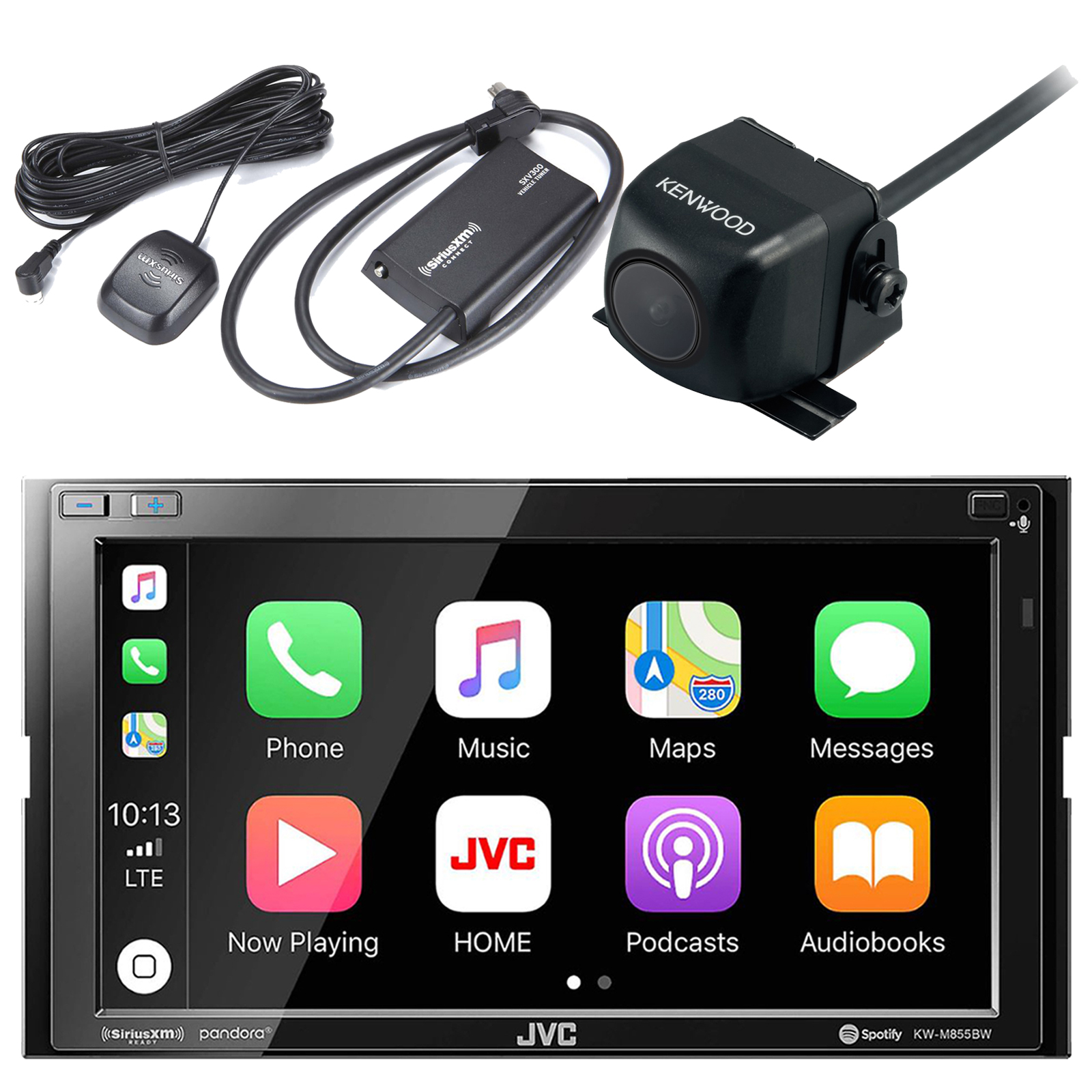 Double DIN Digital Media SiriusXM Ready Bluetooth USB Stereo Receiver w