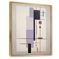 thumbnail image 2 of Designart "Transcendent Geometries Purple Suprematism I" Abstract Floater Framed Canvas Art Print, 2 of 7