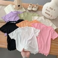 thumbnail image 7 of JUMEYU Girls Tees Girls Athletic Shirts Short Sleeve Sports T-Shirts Crew Neck Activewear Tees Tops for Kids Teens Size 9-10 (Orange,9-10 Years), 7 of 7