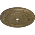 thumbnail image 3 of 41 1/8"OD x 4"ID x 2 1/8"P Classic Ceiling Medallion (Fits Canopies up to 5 1/2"), Hand-Painted Mississippi Mud Crackle, 3 of 6