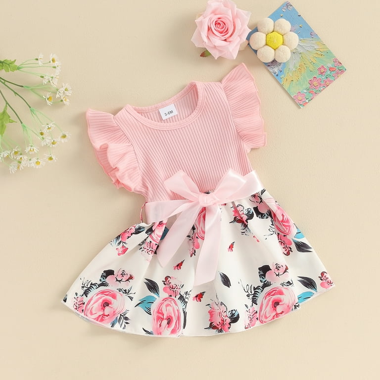 green emerald velvet dress Baby Girl Formal Princess Dresses Girl Puff Sleeve Floral Puffy Birthday Party Dress Toddler Prom Dress, White / 11-12 Years (160cm) main image 1