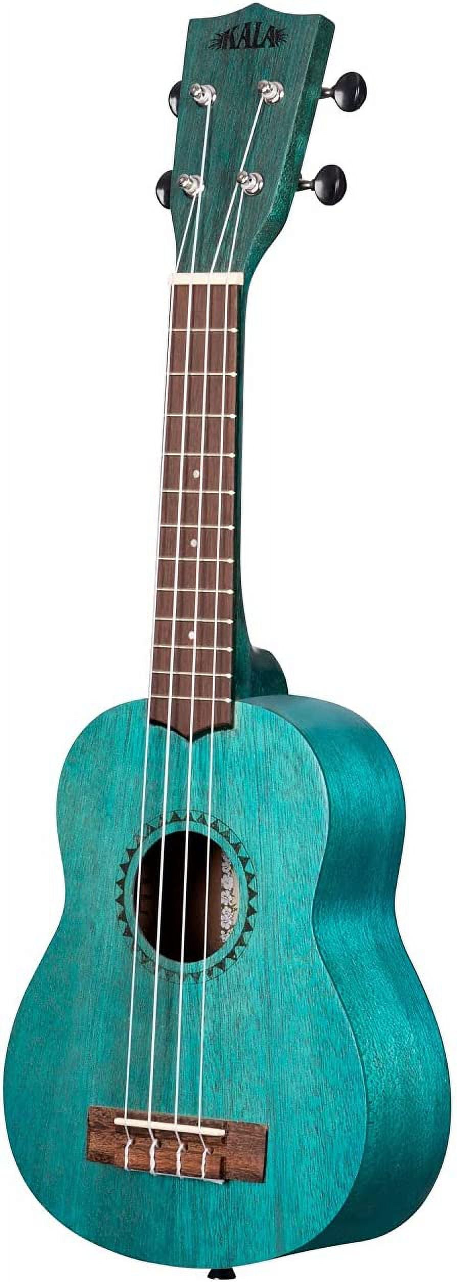 Kala Brand Music Co. WATER COLOR MERANTI SERIES SATIN OCEAN BLUE SOPRANO UKULELE (KA-MRT-BLU-S)