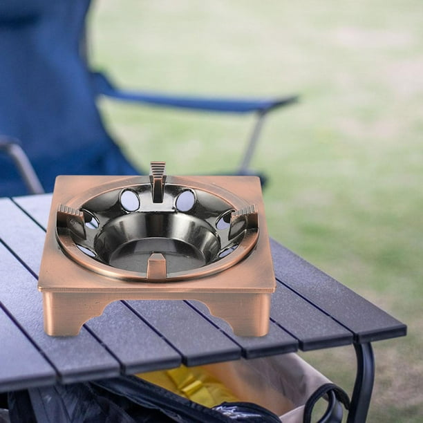 Mini Camping Stove Burner Cooking Stove Camp Stove Hot Pot Stove Fondue Stove for Backpacking BBQ Restaurant Kitchen Supplies Bronze Color