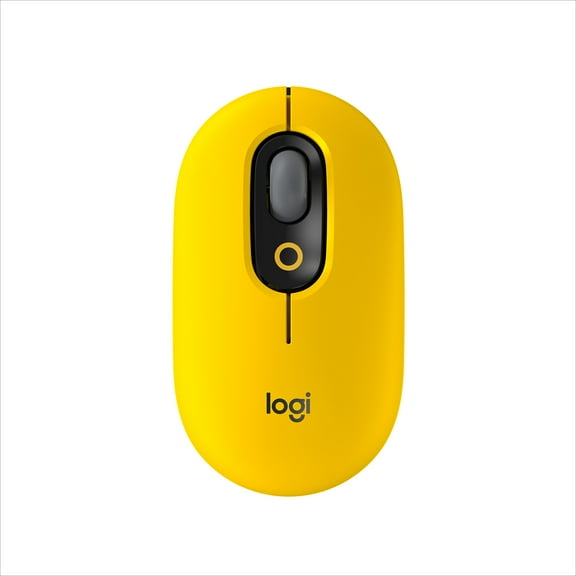 Logitech POP Silent USB Type A Wireless Bluetooth Mouse, Blast Yellow