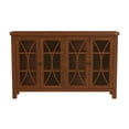 thumbnail image 3 of Hillsdale Furniture Bayside Wood 4 Door Console Cabinet, Rustic Mahogany, 3 of 20