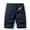 Men's Dark Blue Cotton Work Cargo Shorts _ A, variant on HOOMEUMY 2025 Men's Cotton Cargo Shorts Loose Fit Work Beach Shorts with Zipper Pockets Solid Color Above Knee Bermuda Shorts Army Green 10