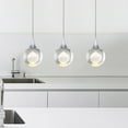 thumbnail image 4 of JoollySun Modern Crystal Pendant Light: Mini Chrome Light Fixtures Ceiling Hanging for Kitchen Island Bathroom, 4 of 9