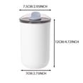 thumbnail image 3 of DIY Engravable Insulated Stainless Steel Tumbler with Slider Lid, Customizable Reusable Travel Coffee Mug for Hot & Iced Drinks, Personalizable Thermal Cup(Blue,325ML / 11Oz), 3 of 8
