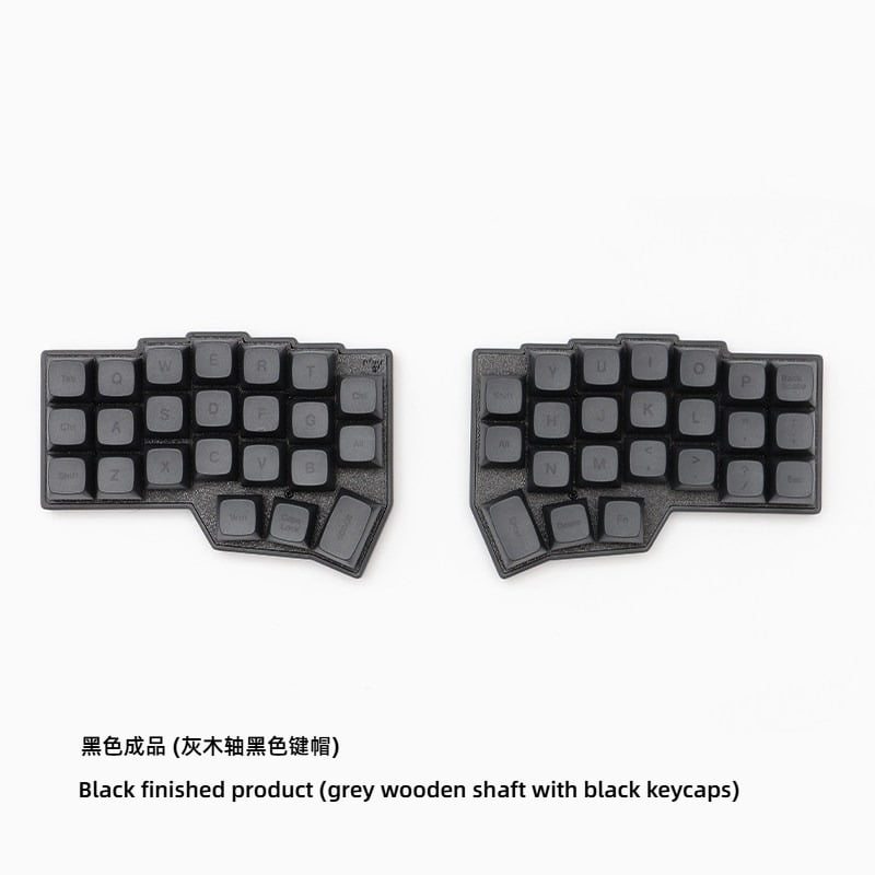 WCORNE V4.1 Wireless Split Ergonomic Keyboard, 2.4G VIAL Programmable Mechanical Keyboard with Hot-Swappable Switches