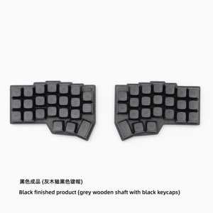 WCORNE V4.1 Clavier ergonomique à fractionnement sans fil, 2.4G VIAL Clavier mécanique programmable avec commutateurs à chaud