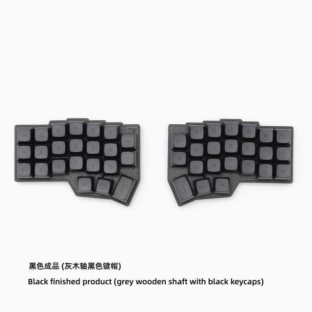 WCORNE V4.1 Wireless Split Ergonomic Keyboard, 2.4G VIAL Programmable Mechanical Keyboard with Hot-Swappable Switches
