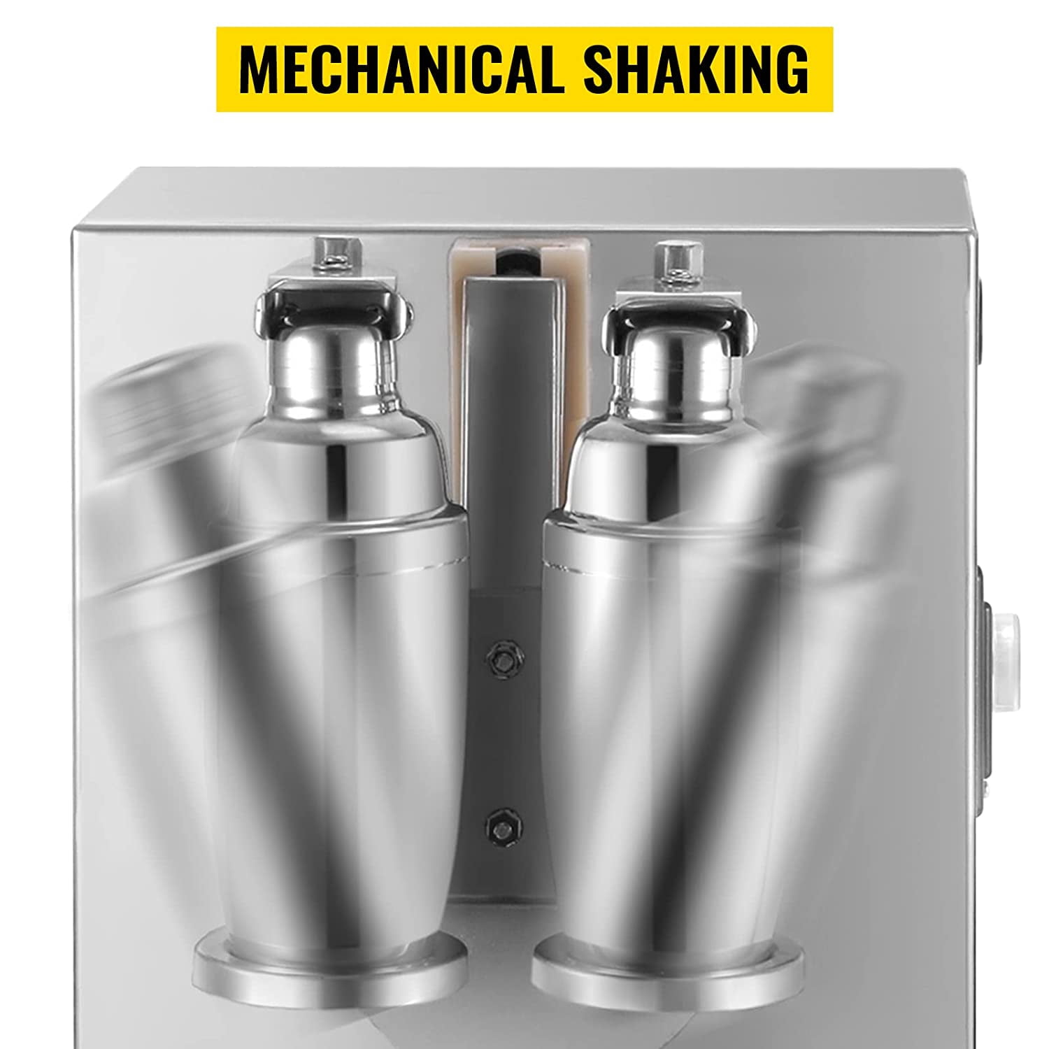 Xeoleo Commercial Boba Shaker Bubble Tea Shaker Double-head Cups Pearl Milk  Shaking Machine Stainless Steel