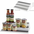 thumbnail image 1 of 3 Tiers Expandable Cabinet Spice Rack Step Shelf Organizer Kitchen Supplies, 1 of 5