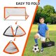 thumbnail image 3 of Portería de fútbol FITFIZZ portátil de 6 x 4 pies con pelota, escalera y conos, 3 of 7
