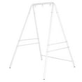 thumbnail image 4 of 133*137*180cm Wrought Iron Four-Legged Standing 200kg Three Rings Hanging Chair Frame White, 4 of 14