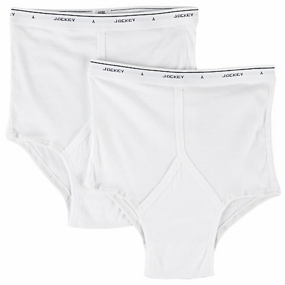 Jockey Jockey NEW Solid White Mens Size 36 FullRise TallMan Two