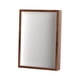 thumbnail image 4 of Vitrina rectangular de madera con marco de sombra y cristal para cuadros de pared. 5 pulgadas, 4 of 9