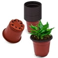 thumbnail image 2 of hostic 5.0" Seedling Pots Plastic Plant Pots Seedling Cups Nursery Pots Plant Container Fit for Seeds Germination, Seedlings Growing, Succulents Planting, Seeds Starting 100 Pcs, 2 of 5