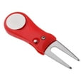 thumbnail image 1 of Pitch Repair Tool Golf Ball Marker Mark Groove Cleaner rojo Cola Herramienta de Divot de la reparación de la echada del golf, 1 of 8