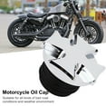thumbnail image 4 of Fuel Gas Tank Oil Cap, Motorcycle Fuel Tank Cap Sealing Perfect Fit Wear Resistant Easy To Clean  for Touring Black,Silver, 4 of 7