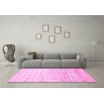 thumbnail image 3 of Ahgly Company Indoor Rectangle Abstract Pink Modern Area Rugs, 6' x 9', 3 of 4