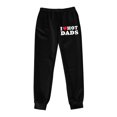 thumbnail image 2 of Gibobby Pantalones deportivos para mujer invierno Pantalones de chándal con forro polar para mujer, pantalones anchos y rectos (Negro,M), 2 of 3