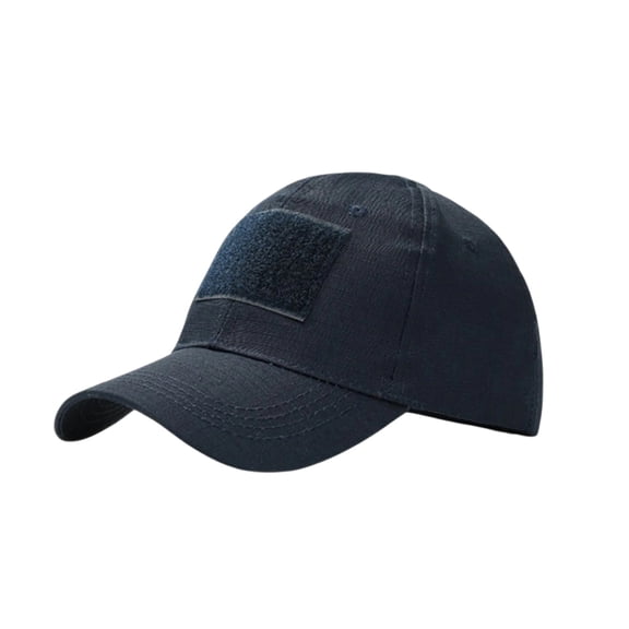 BELTNOV Men's Tactical Baseball Cap Military Operator Hat with Hook Loop Patch Panel Adjustable Dad Hat for Outdoor Hiking Airsoft Navy