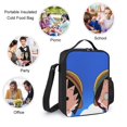 thumbnail image 4 of Chibi Maruko-chan Backpack Three Piece Essentials 17 Inch Bag Lunch Tote Pen Case, 4 of 4