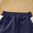 thumbnail image 4 of Antinious Toddler Boys Girls Stylish Solid Elastic Waist Pocket Jogger Full Length Pants 11-12Y, 4 of 5