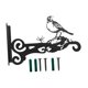 thumbnail image 3 of Soporte de hierro para cesta colgante de plantas con tornillos, diseño de animales para valla de terraza. Pájaro, 3 of 9