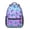 Butterfly and Blue-2, variant on Butterfly and Blue Purple Black Pattern Backpack for School, Cute School Bag with Adjustable Shoulder Straps and Padded Back, 15.3"x11"x6.7"