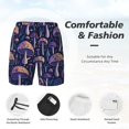 thumbnail image 5 of Haiem Floral Hippie Mushrooms Mens Swim Trunks with Compression Liner 2 in 1 Swimming Shorts Stretch Swimwear Quick Dry,Board Shorts-Large, 5 of 9