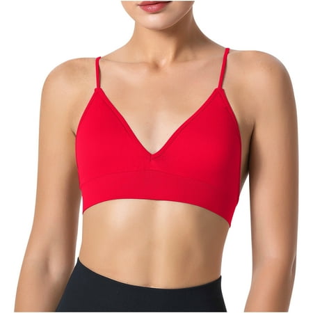 

Plus Size Bras for Women Clearance Comfort Oman Bras with String Quick Dry Shockproof Running Fitness Underwear Wine