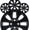14 inch- Black Lacquer, variant on 4 Pack- 14 inch Hubcaps for 2012-2017 Hyundai Accent Hatchback/ Sedan Snap-On Sliver Lacquer 8 Spoke with 4 Lug Holes Design 14 inch Wheel Rims Cover(4 Pack)