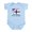 Sky Blue, variant on CafePress - Half Finnish Is Better Than None Body Suit - Baby Light Bodysuit, Size Newborn - 24 Months