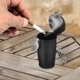 thumbnail image 4 of Milisten Portable Miniature Trash Can Ashtray With Lid Keychain Mini Garbage Can With Cap Sealed Pocket Ashtray Container For Outdoor Travel Use, 4 of 6